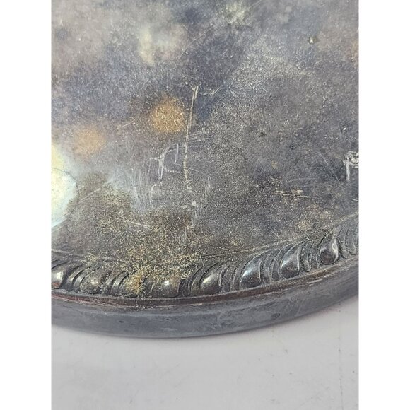 Pair‎ Of Sheffield Silver Co. EPC Candle Holders Vintage Tarnished - Picture 6 of 9